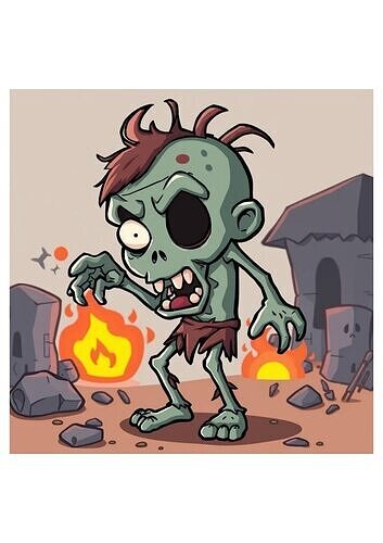 Graveyard Zombies 3D model