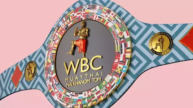 WBC Muay Thai Nai Khanom Tom Championship Belt
