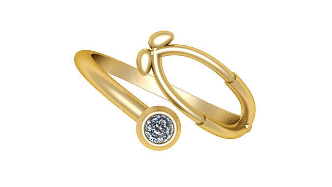 NEW STYLISH RING 3D PRINTABLE MODEL 3D print model