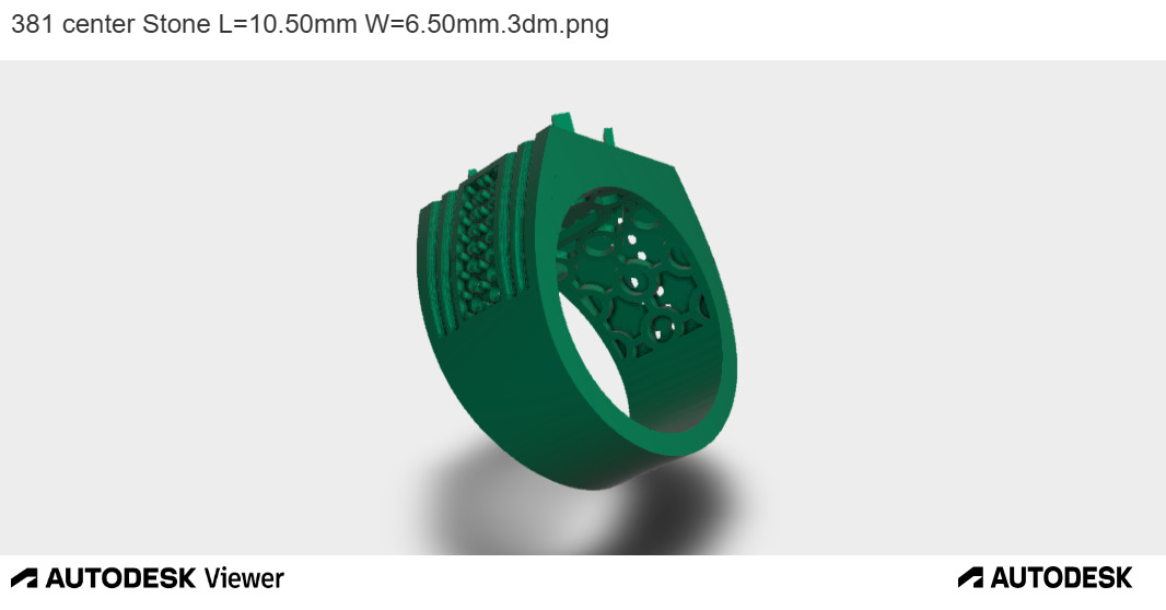 Guardian Stone Ring 3D print model_2