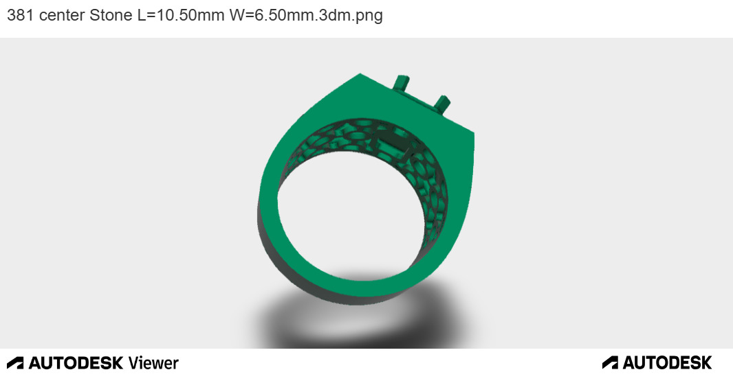 Guardian Stone Ring 3D print model_3