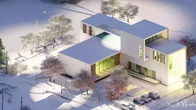 3D Architectural Model 3D model