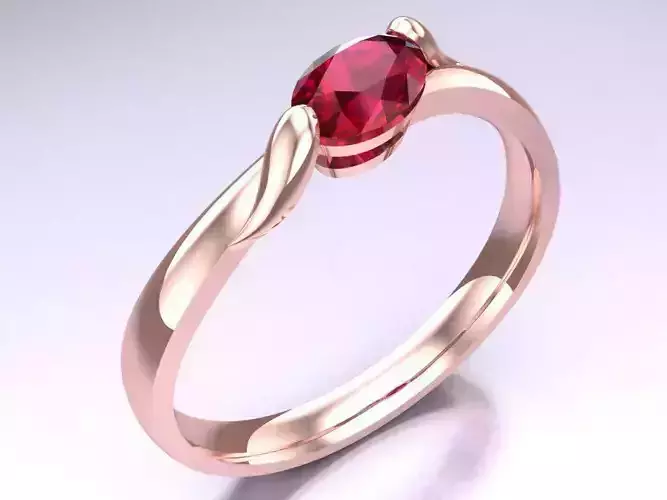 Oval stone ring - Womens  Rings - N326951