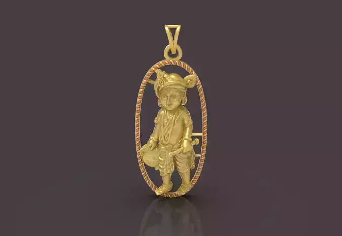 Gopal Pendant - 0094 3D print model