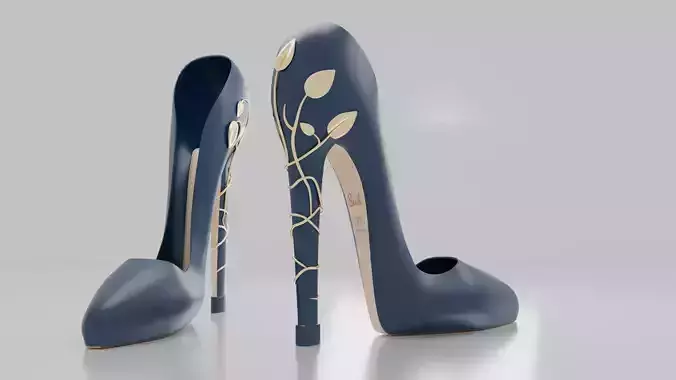 High Heels Women Shoes 3D model