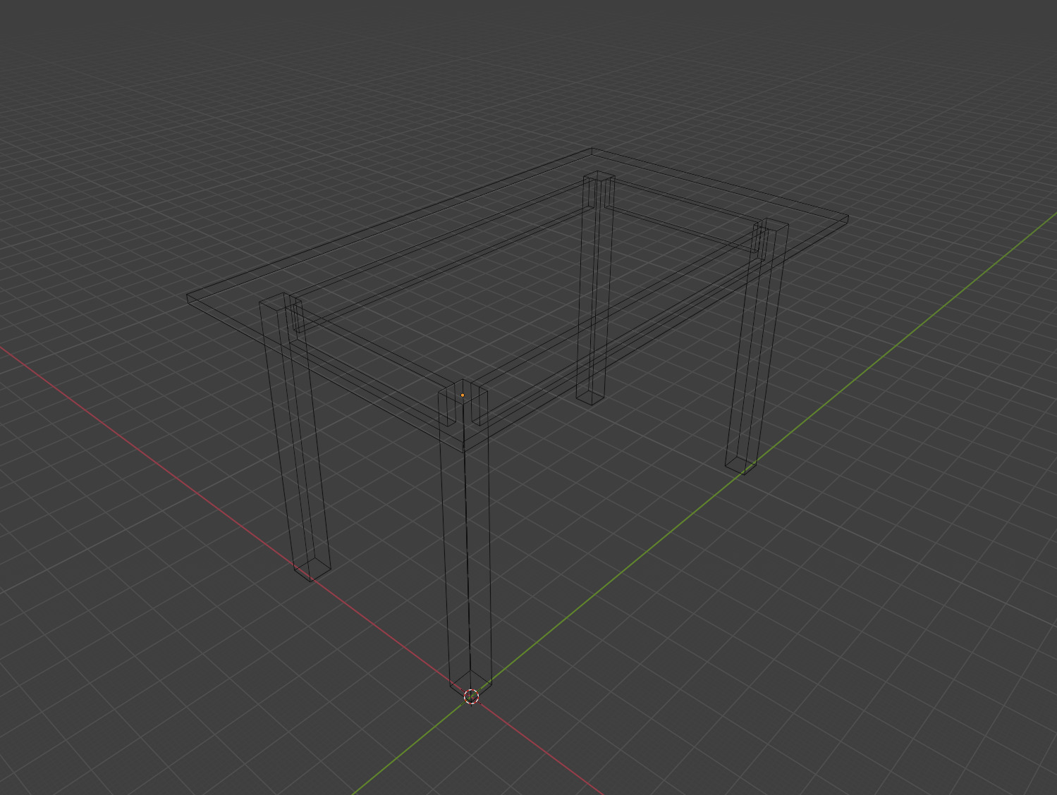 Soviet Table PS1 Style Free low-poly 3D model_4
