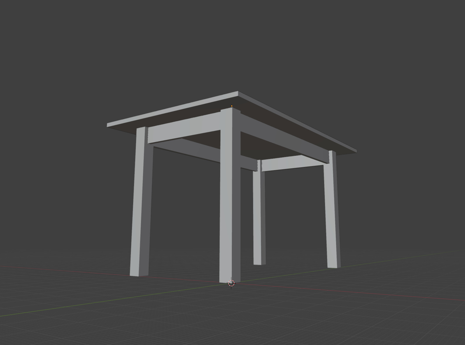 Soviet Table PS1 Style Free low-poly 3D model_3