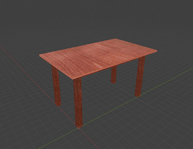 Soviet Table PS1 Style Free low-poly 3D model