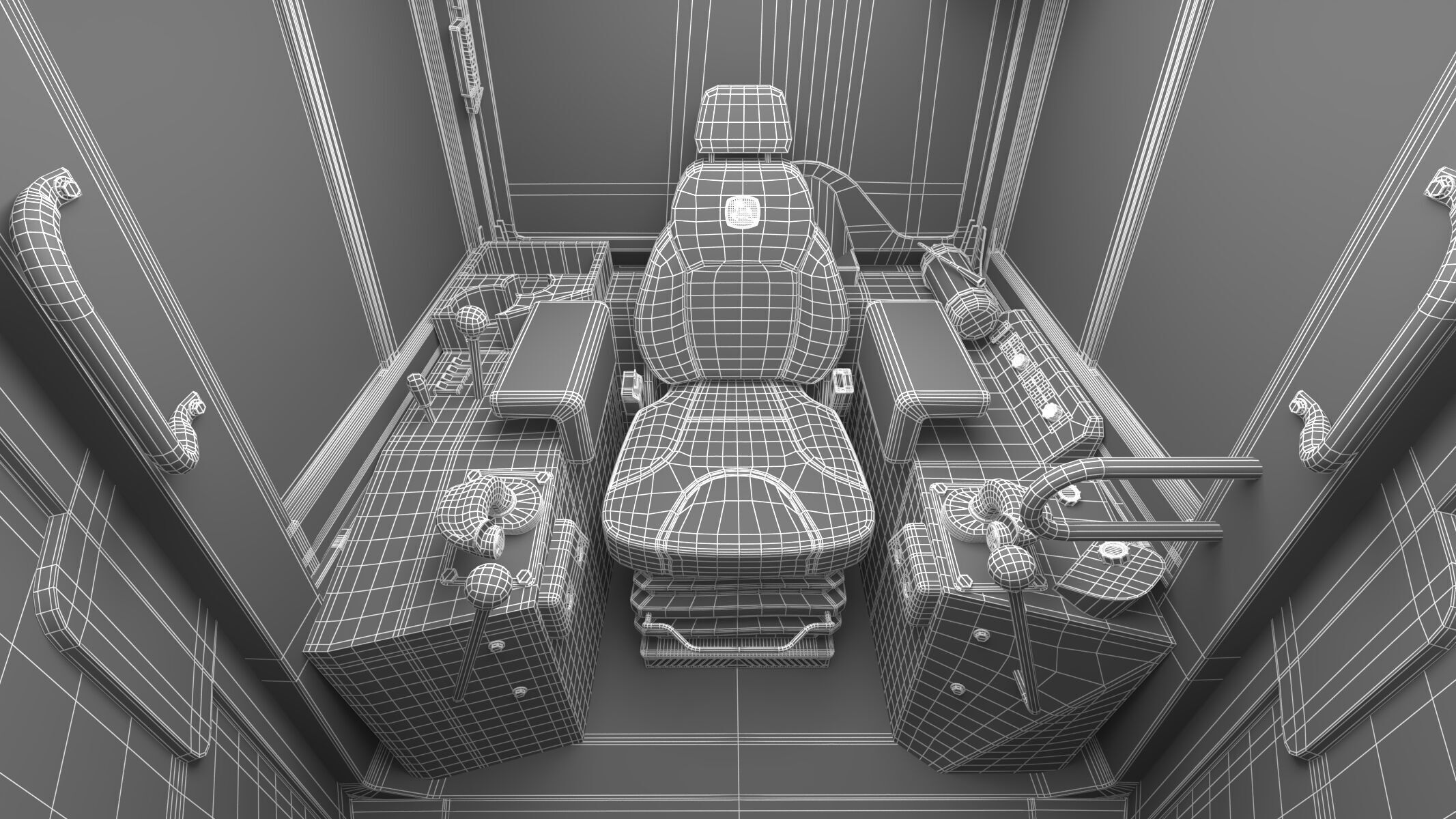 John Deere 650J Crawler Dozer 3D model_42