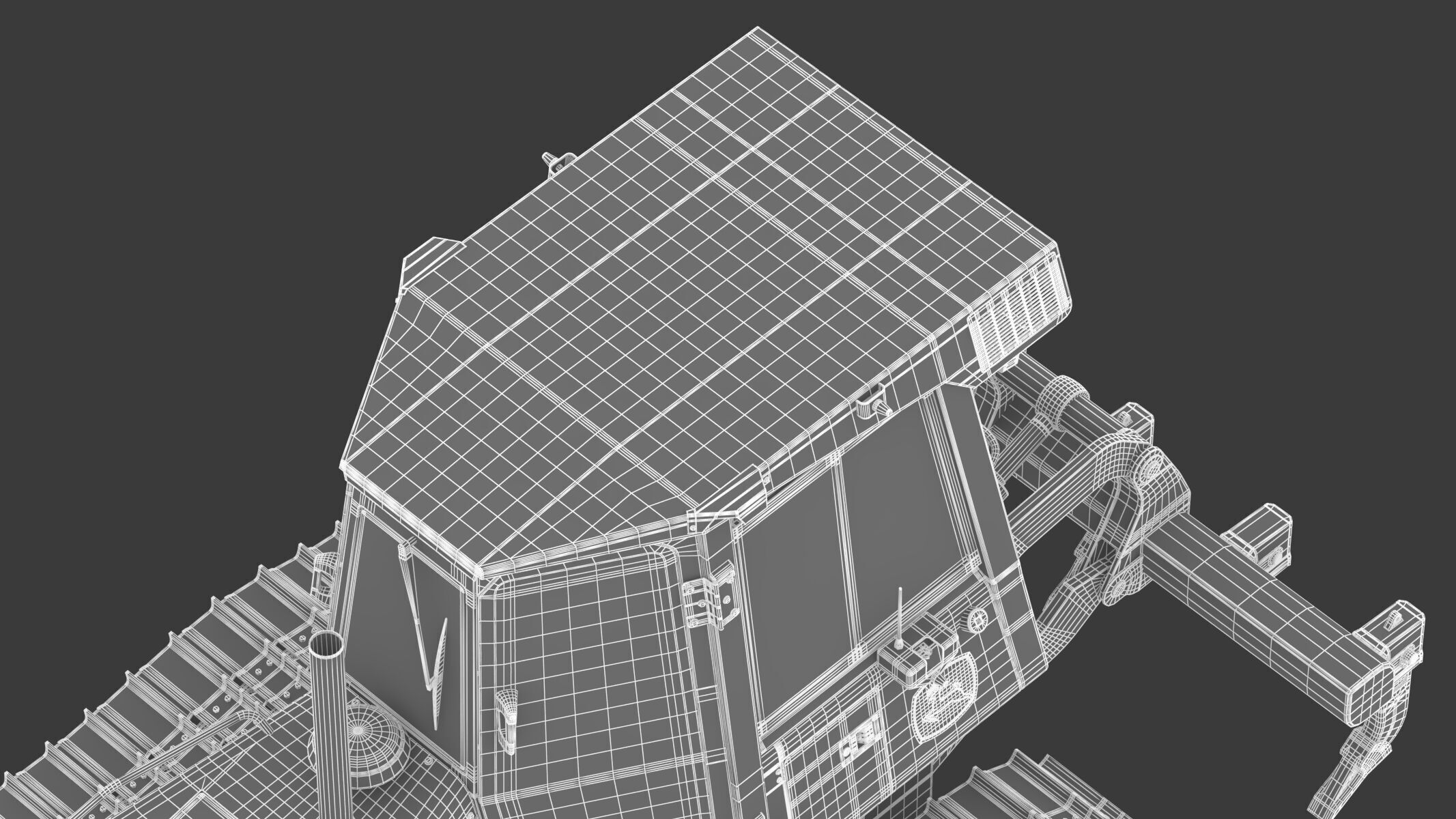 John Deere 650J Crawler Dozer 3D model_40