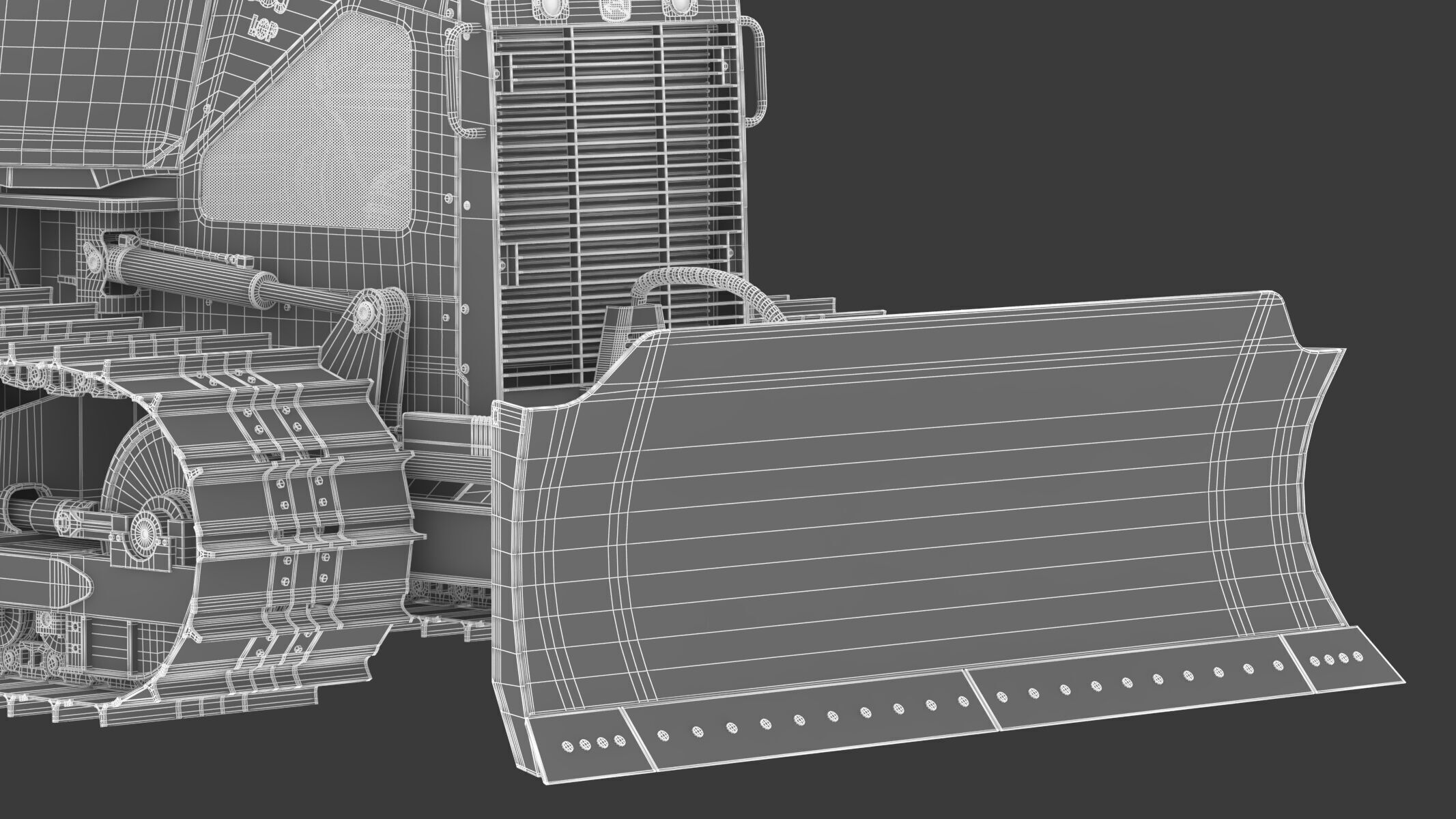 John Deere 650J Crawler Dozer 3D model_34