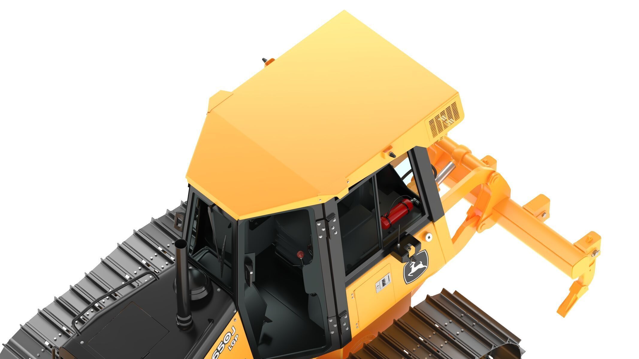 John Deere 650J Crawler Dozer 3D model_18