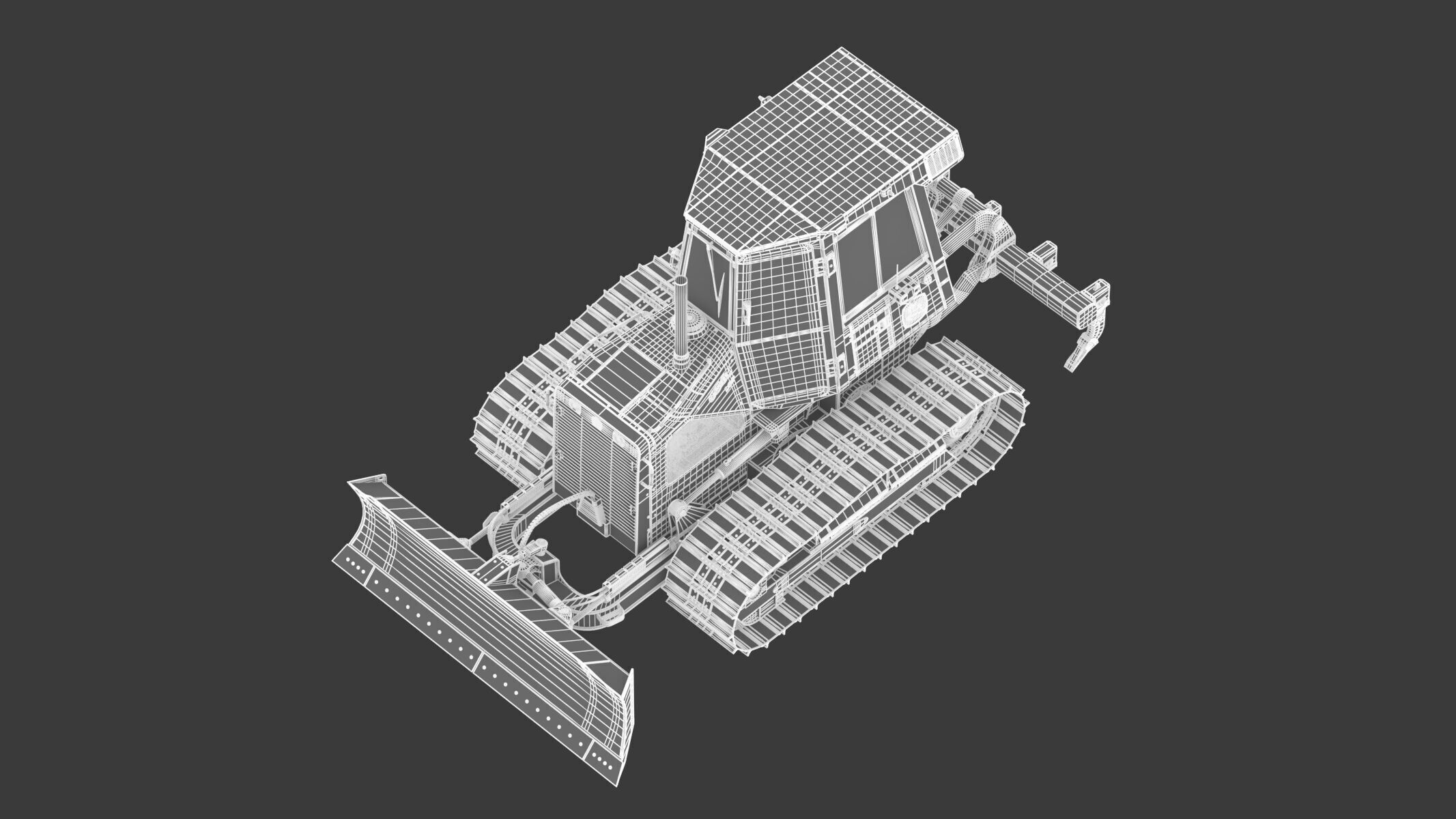 John Deere 650J Crawler Dozer 3D model_30