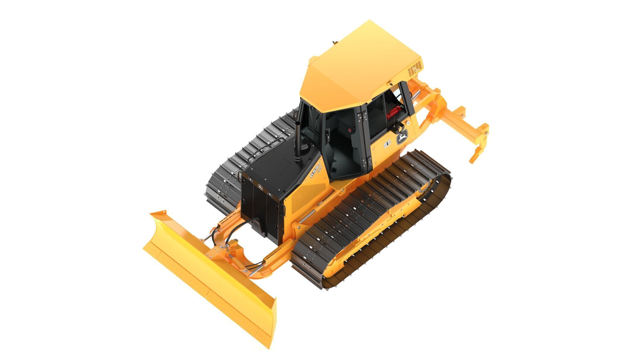 John Deere 650J Crawler Dozer 3D model_8