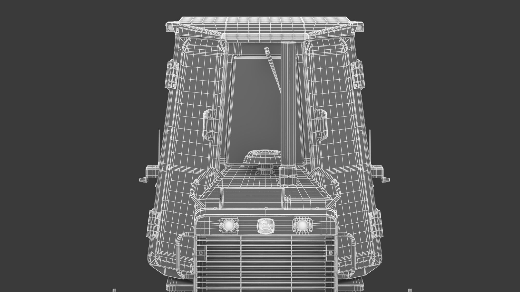 John Deere 650J Crawler Dozer 3D model_33