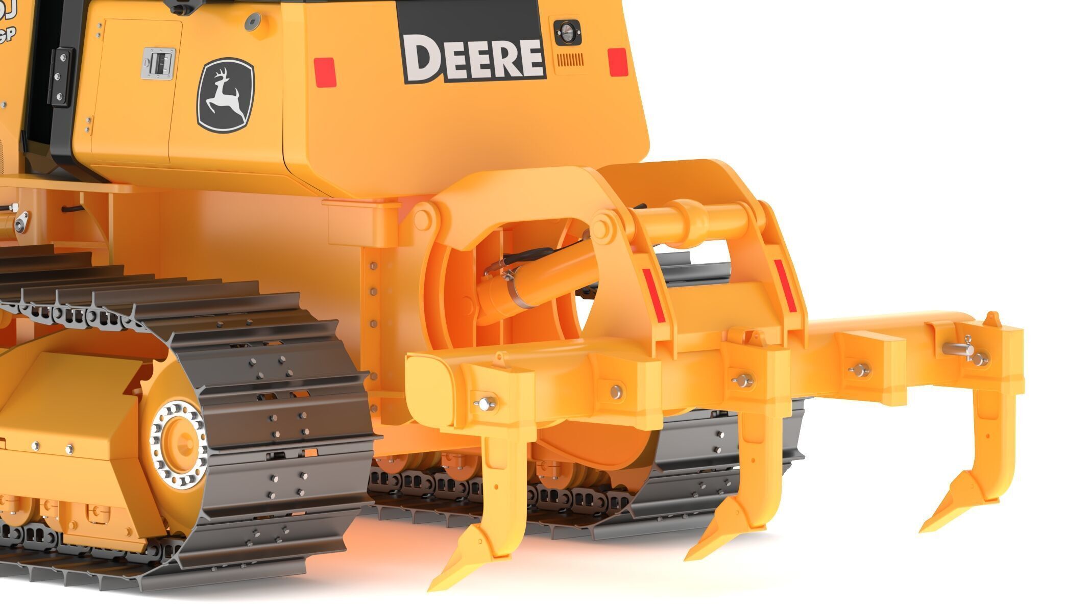 John Deere 650J Crawler Dozer 3D model_16