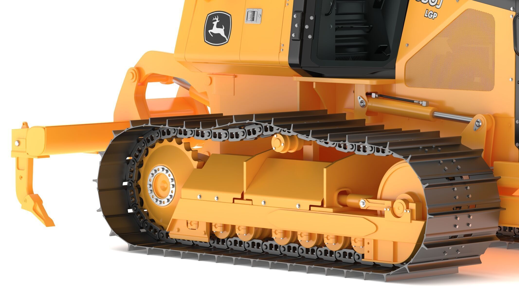 John Deere 650J Crawler Dozer 3D model_12