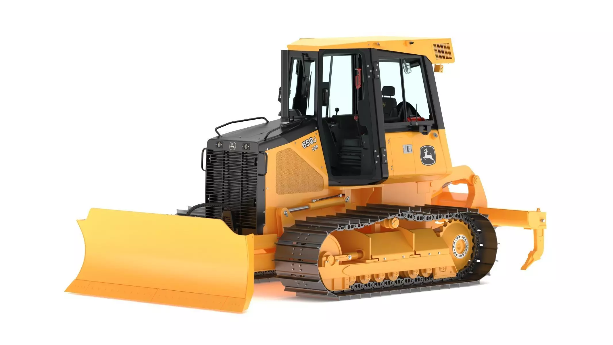 John Deere 650J Crawler Dozer 3D model_0