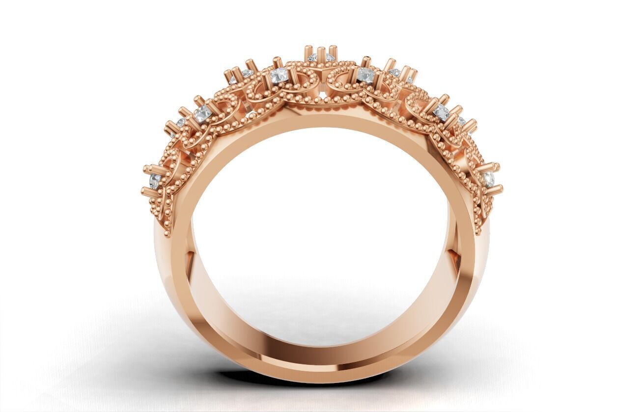 Jewelry 3D Models with render and 3dm stl -R-3891 3D print model_11