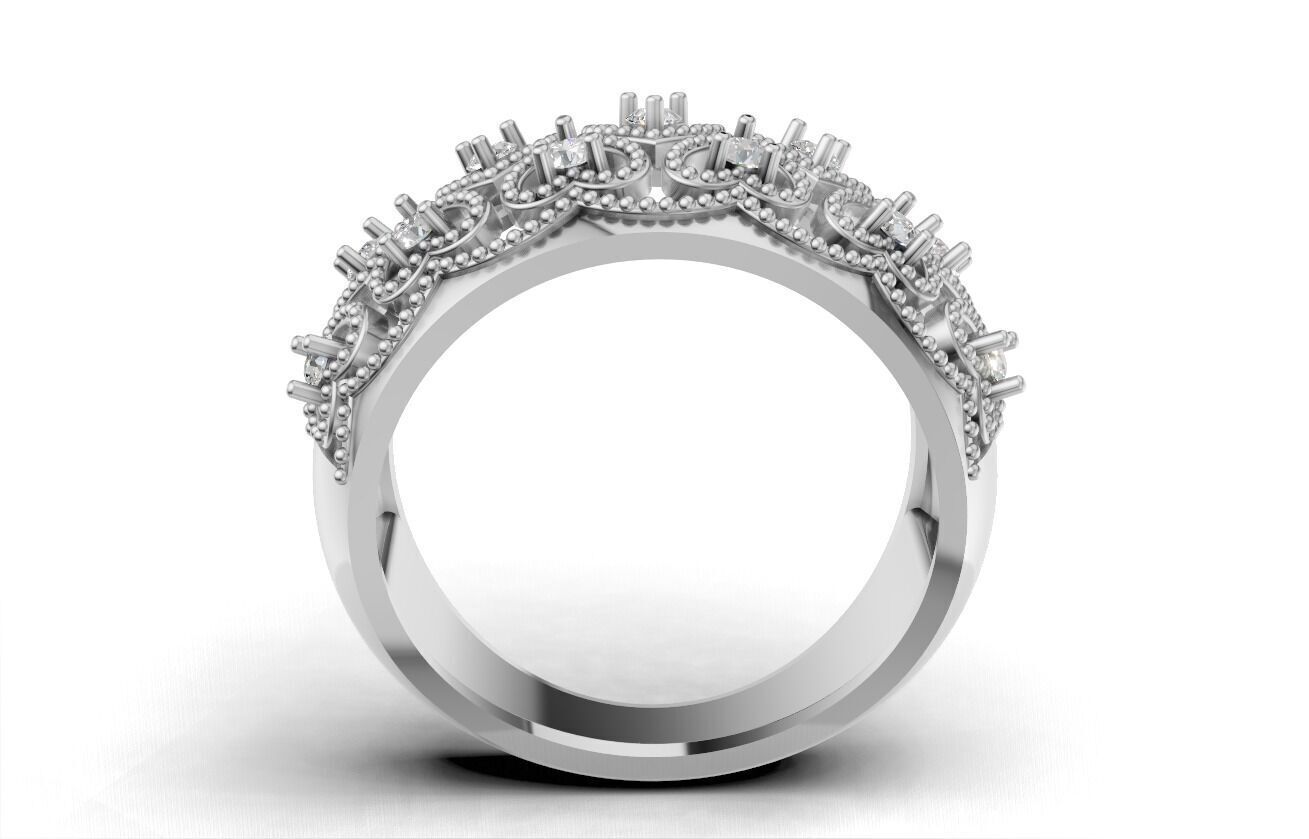 Jewelry 3D Models with render and 3dm stl -R-3891 3D print model_10