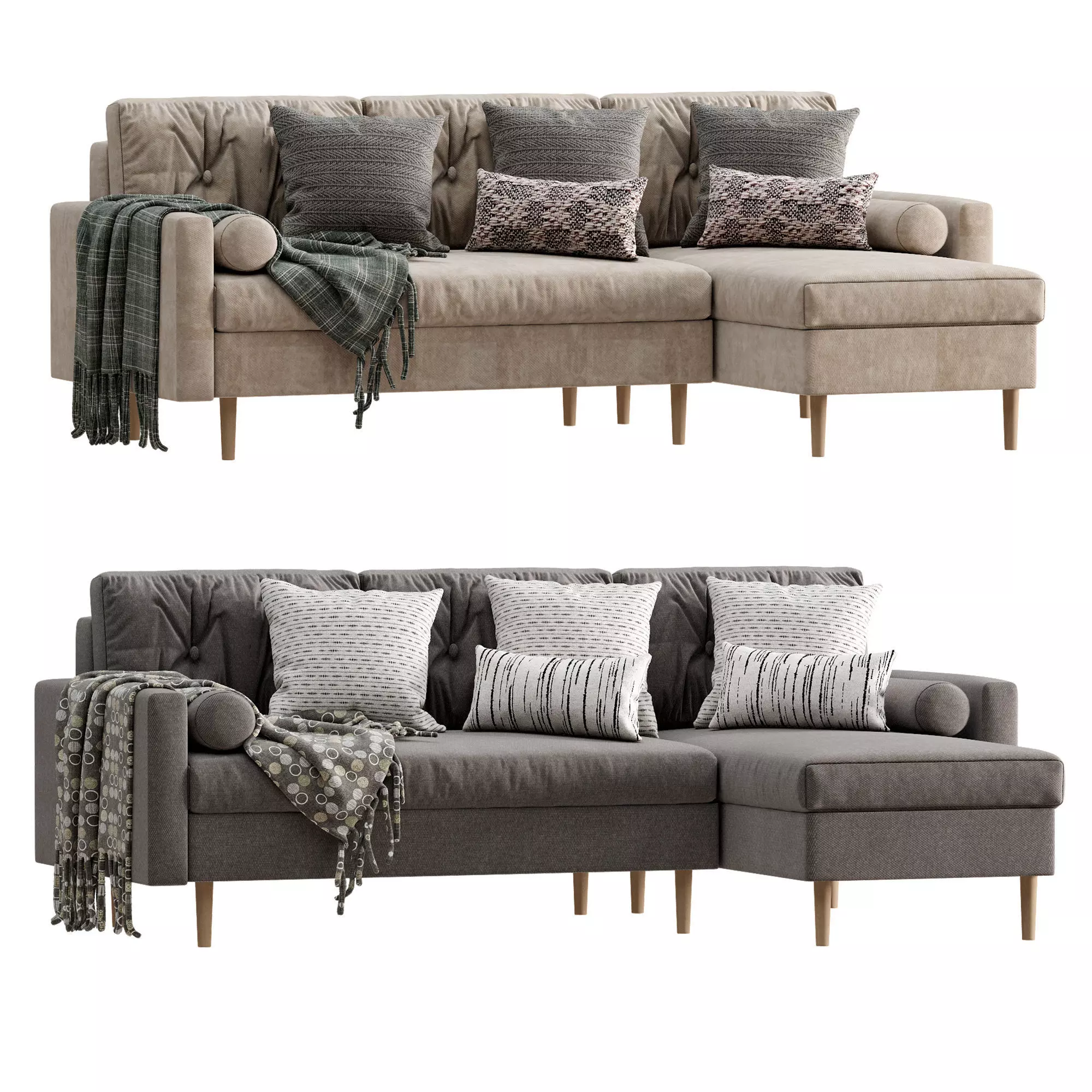 Numo Sofa  By Divanru 3D model_0