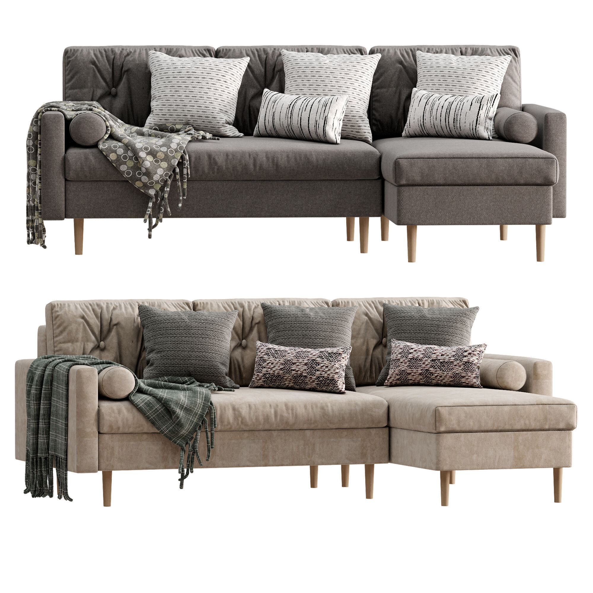 Numo Sofa  By Divanru 3D model_1