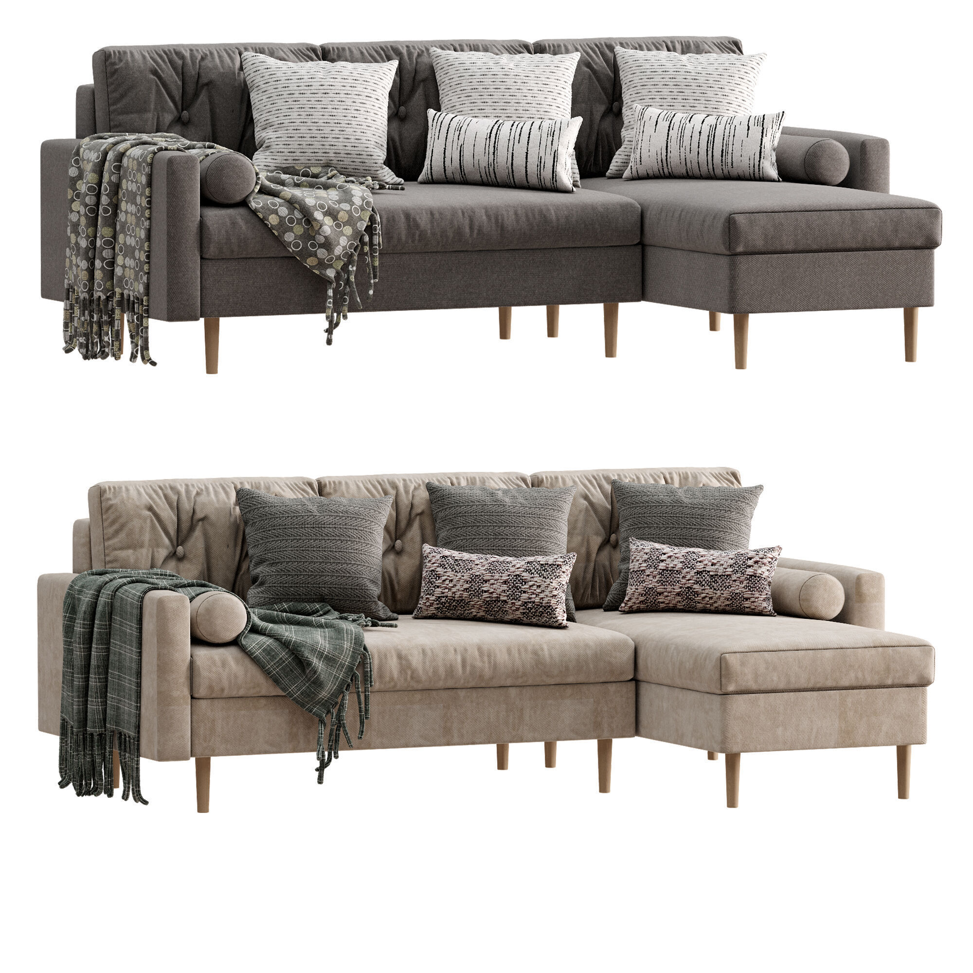 Numo Sofa  By Divanru 3D model_2