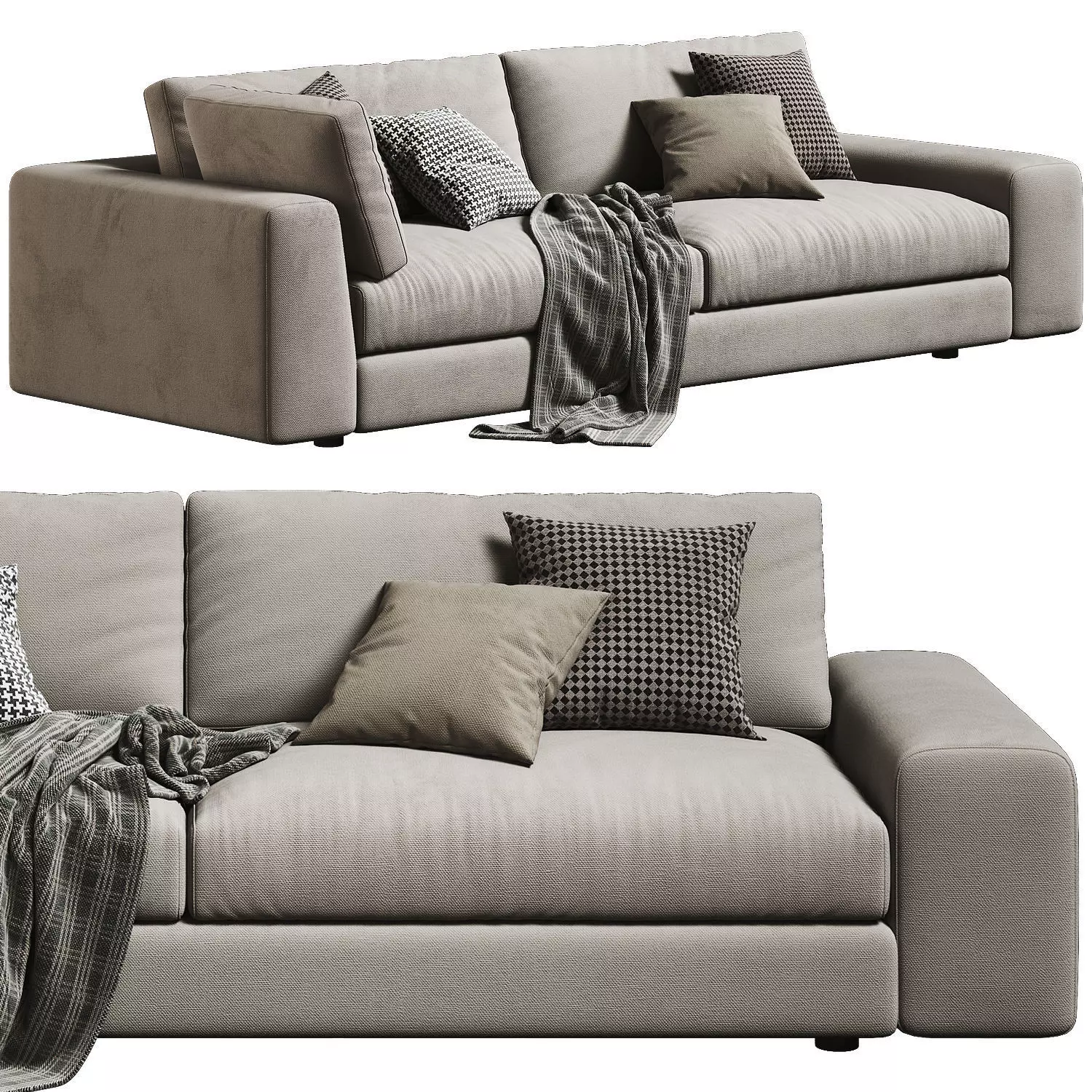 Arflex Low Land 2 Seats 02 3D model