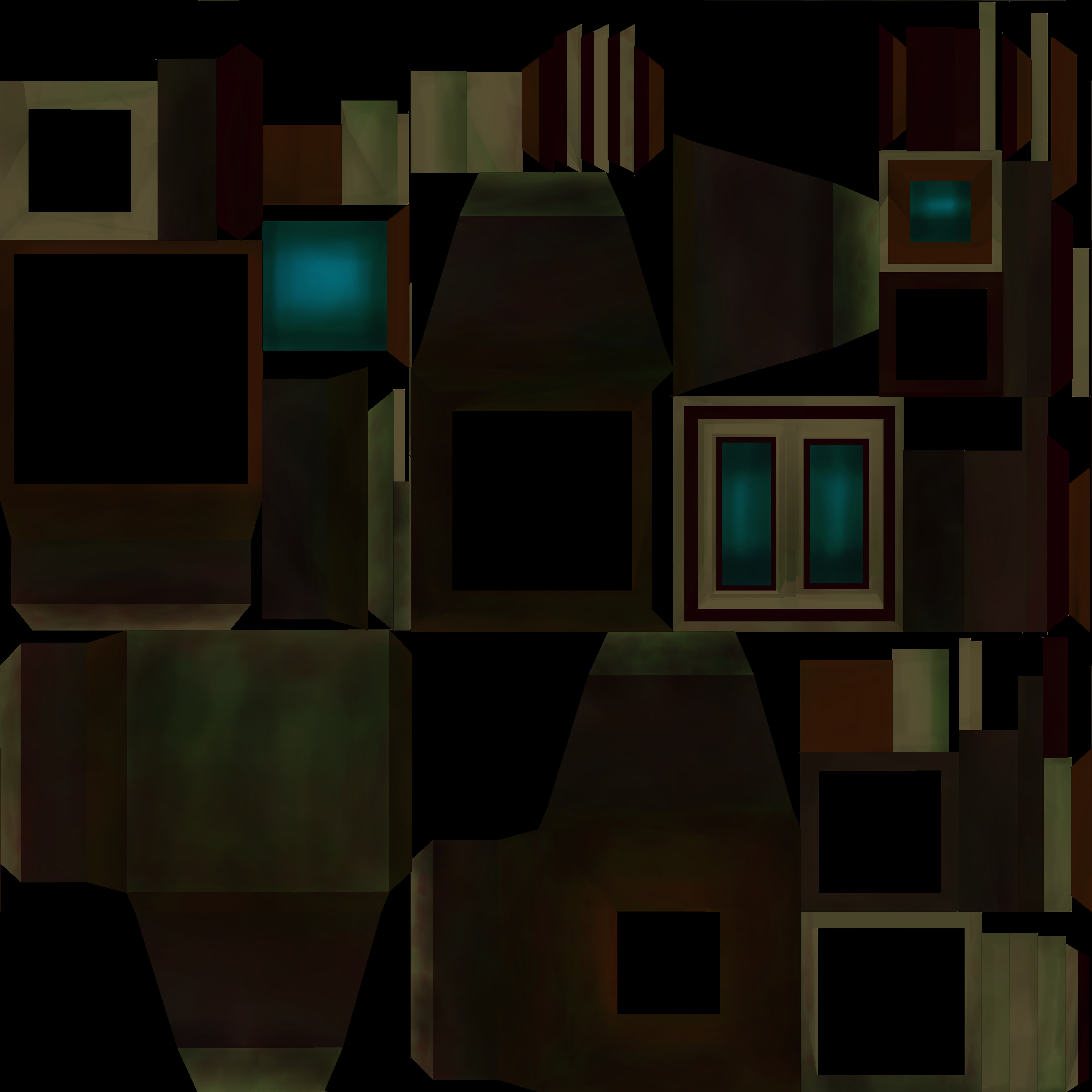 space hause Free low-poly 3D model_9