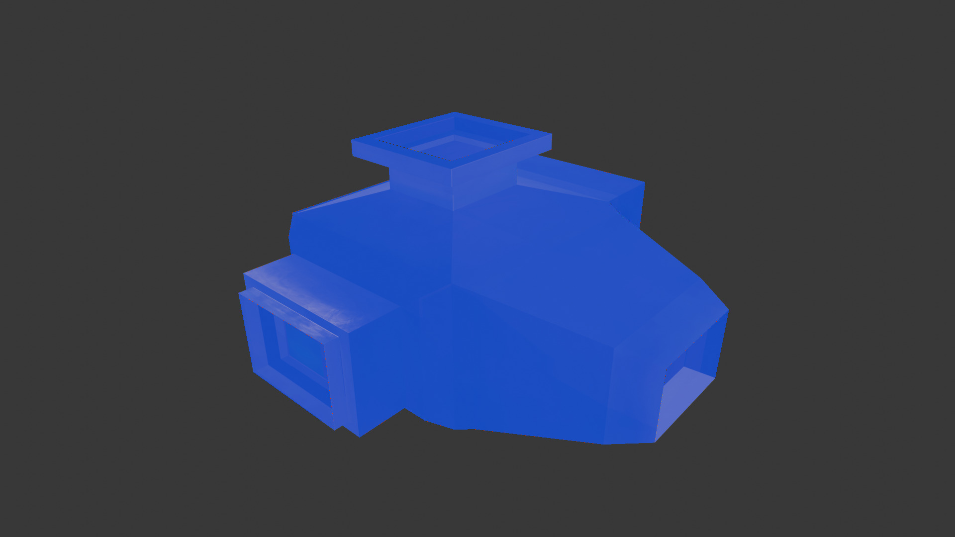 space hause Free low-poly 3D model_5