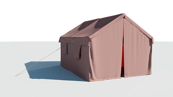 Tent model Free low-poly 3D model