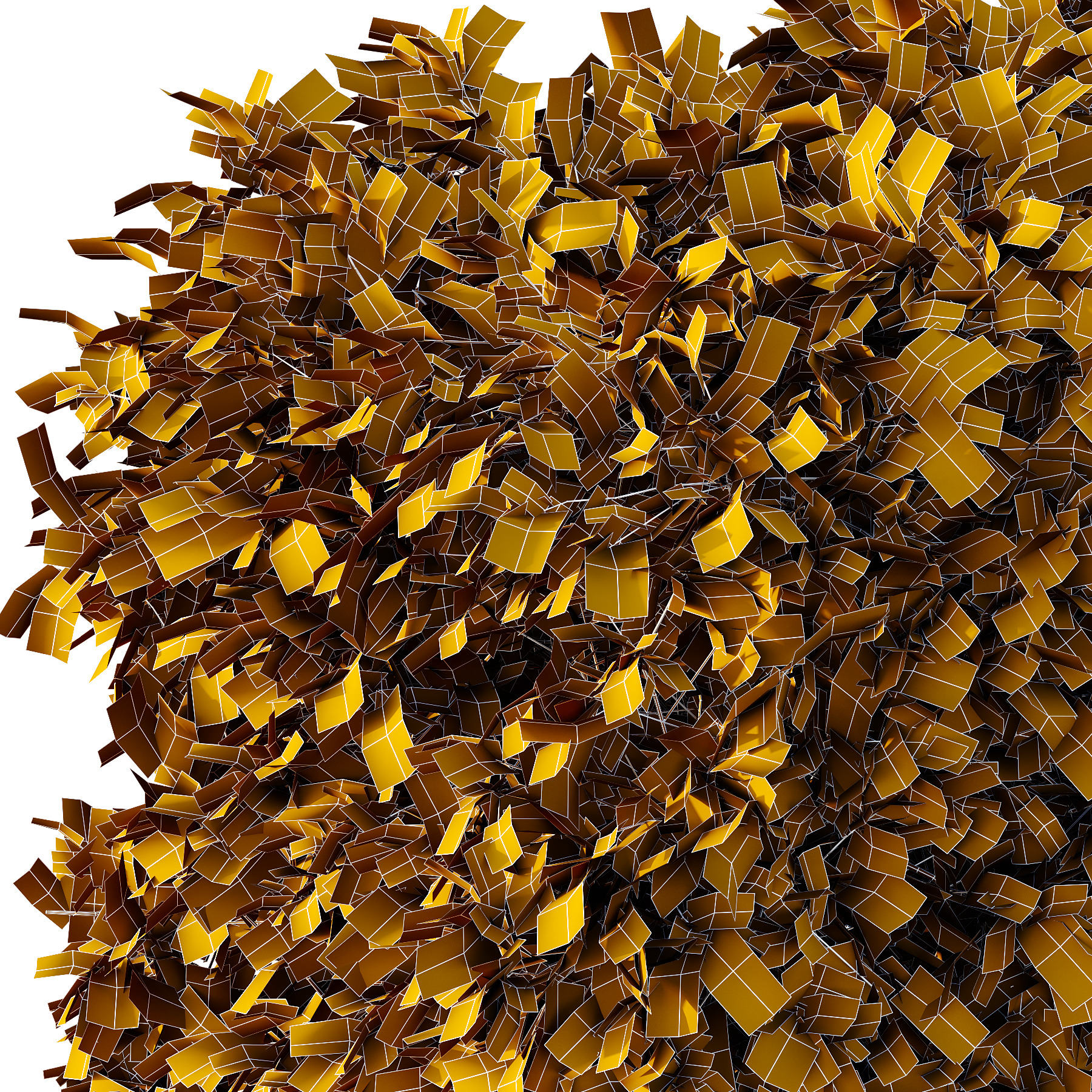 Carpinus Betulus Bush 01 3D model_4