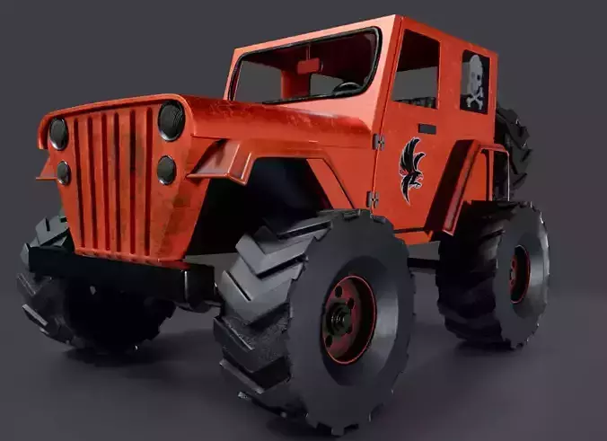  Cartoon Jeep