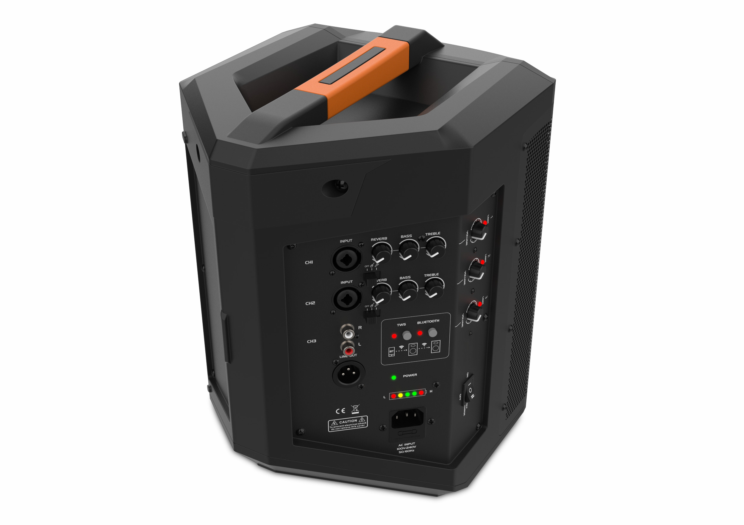 Bluetooth Portable Speaker 3D model_3