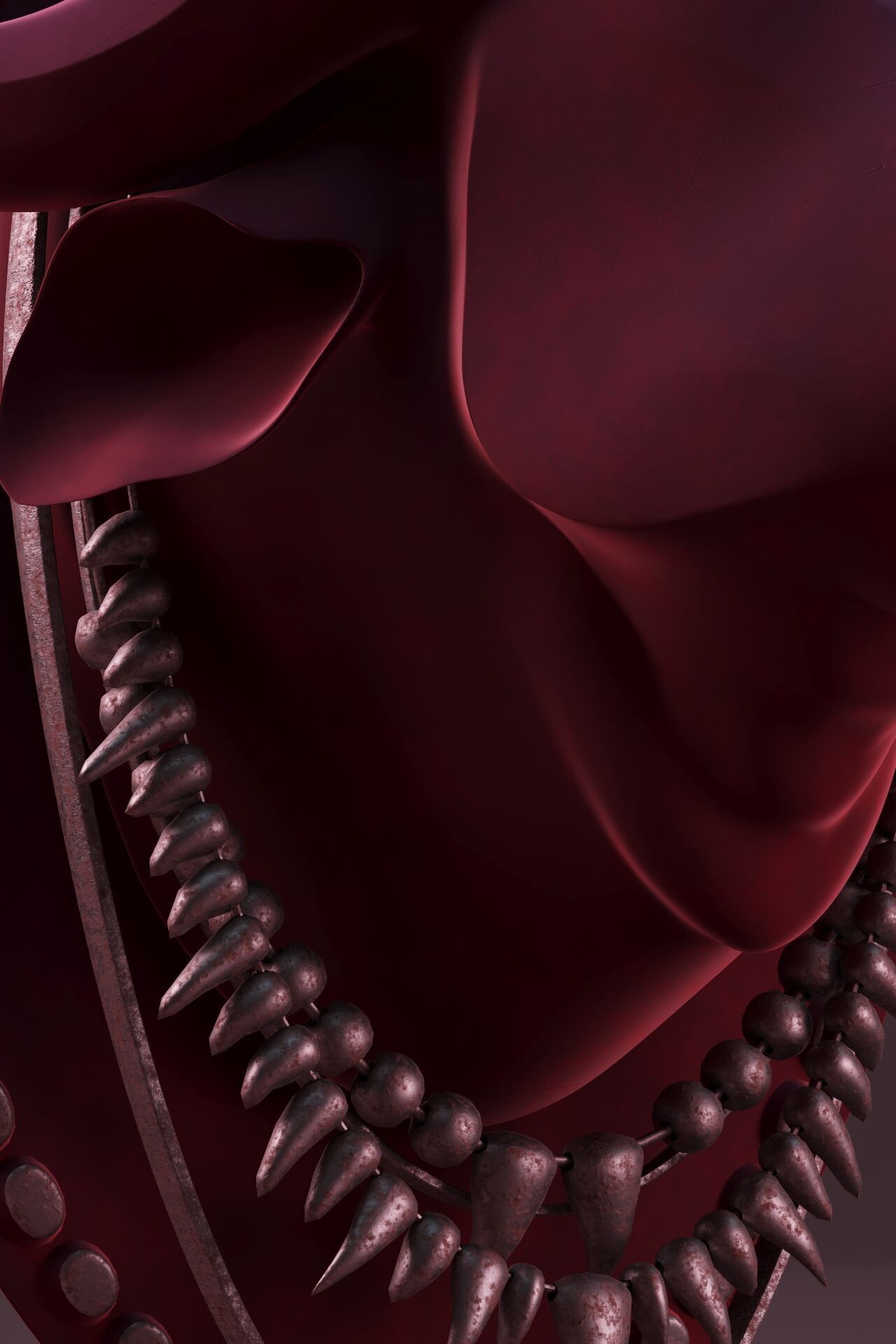 Z Buffalo Head Low-poly 3D model_3