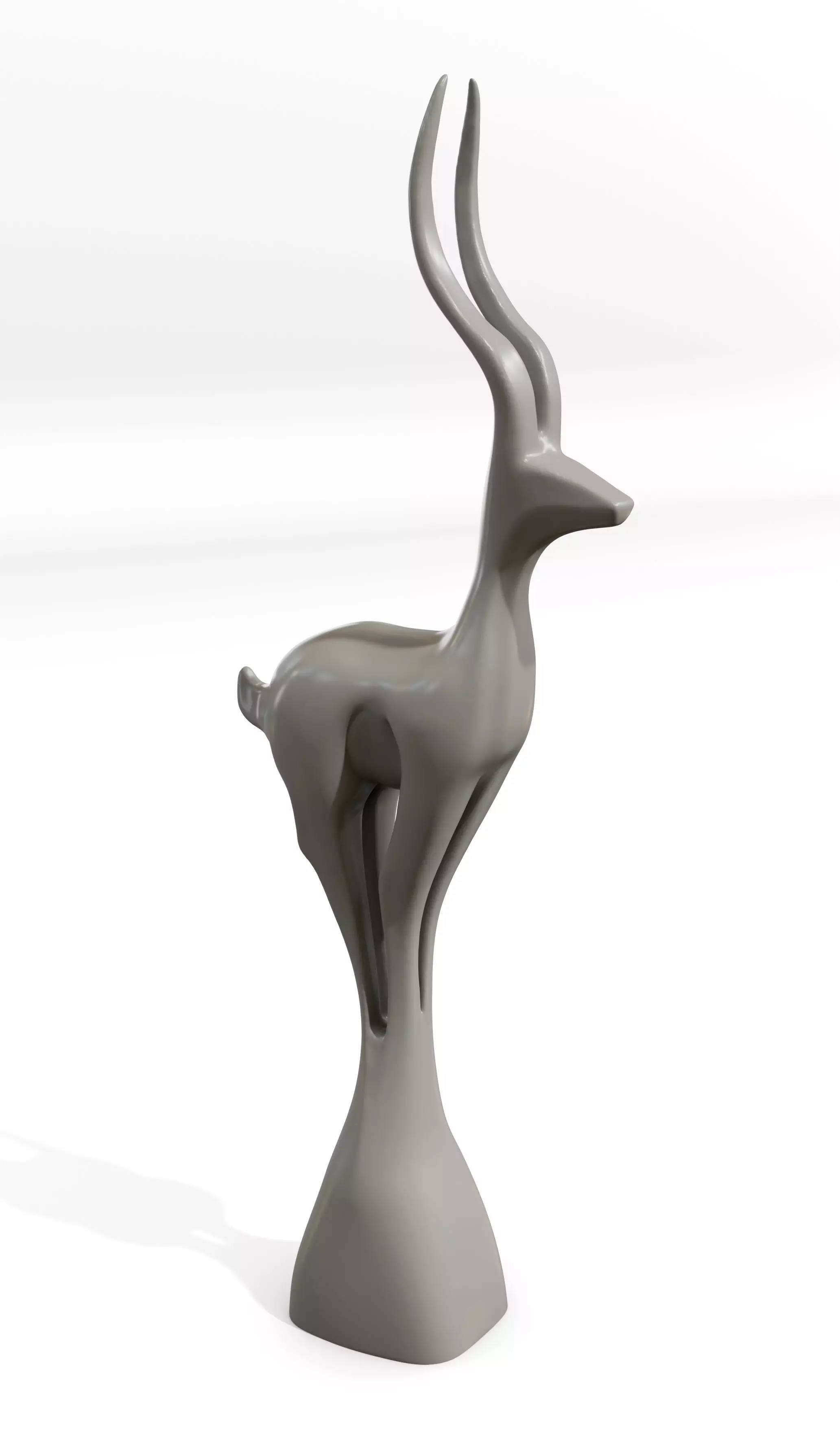 Gacela escultura 3D print model_0