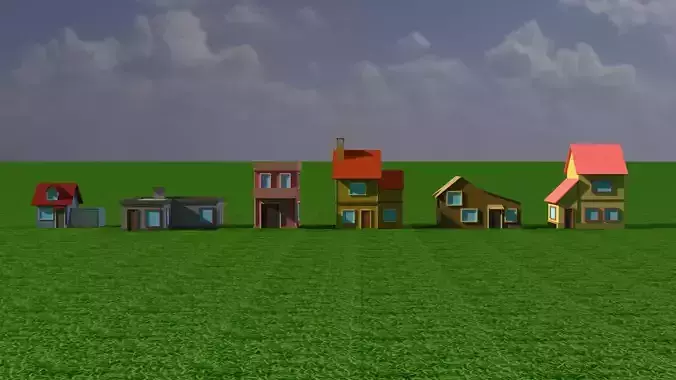 LowPoly Houses