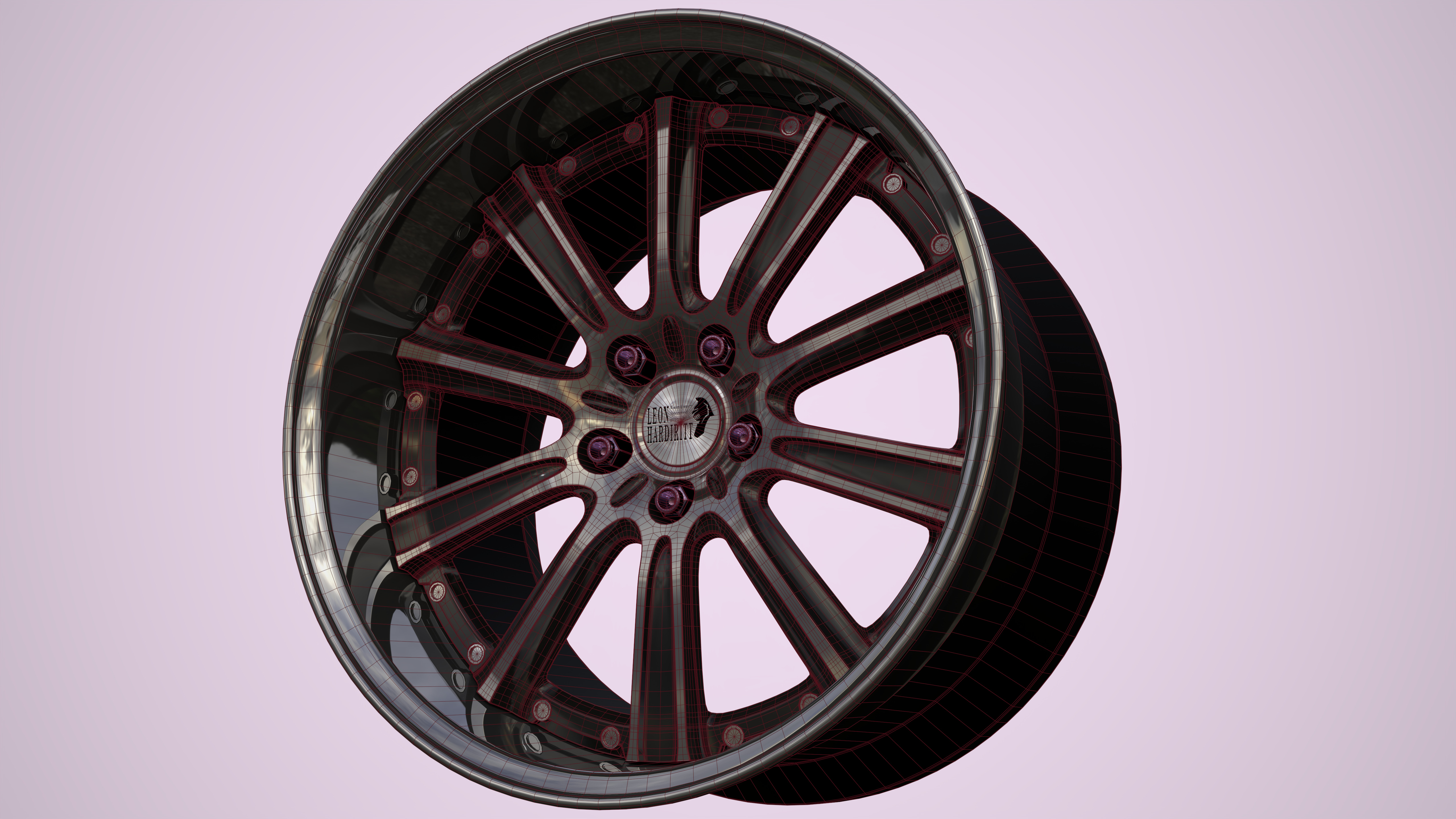 Leon Hardiritt Gral Low-poly 3D model_9