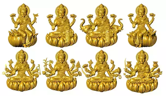 Asth laxmi ji 2D full solid 