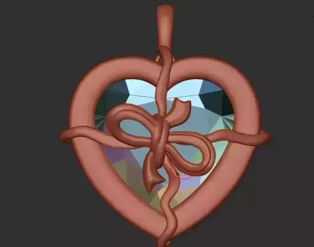 heart present Pendant