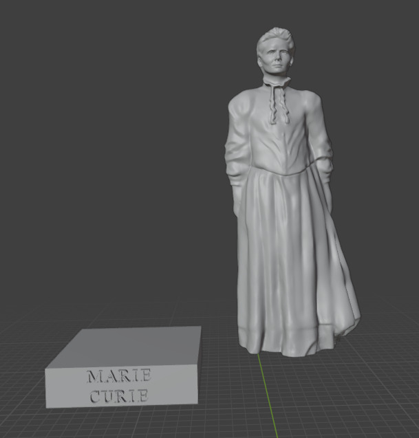 Marie Curie 3D print model_23
