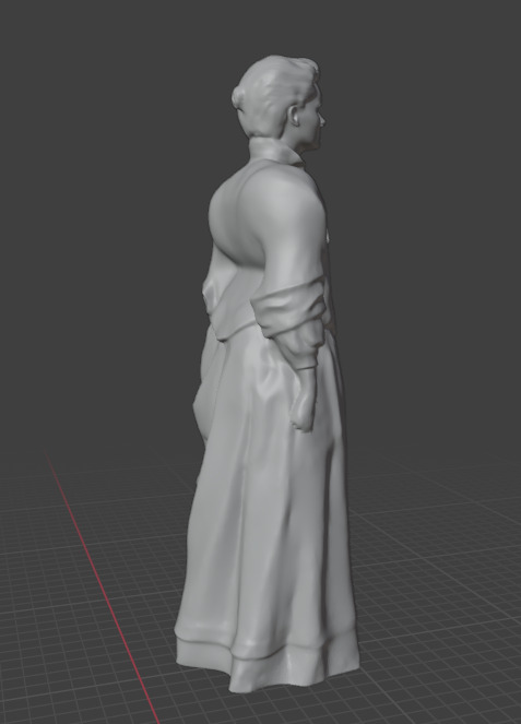 Marie Curie 3D print model_29