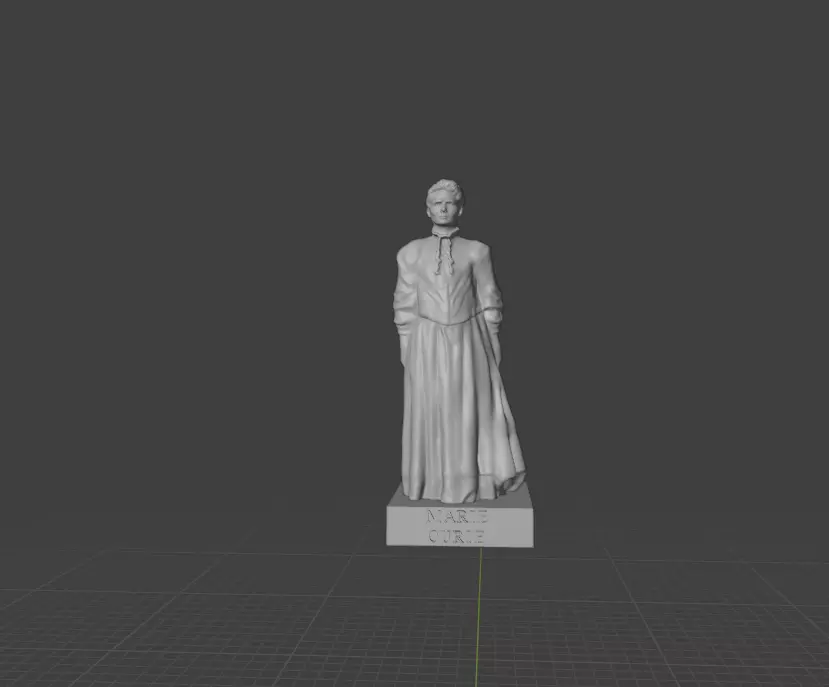 Marie Curie 3D print model_0