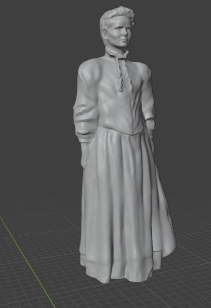 Marie Curie 3D print model_22