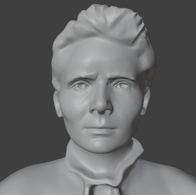 Marie Curie 3D print model_2