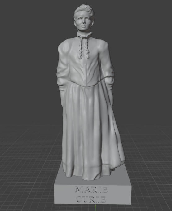 Marie Curie 3D print model_12
