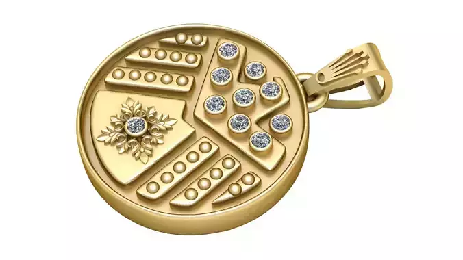 ELEGANCE MARQUISE PENDANT 3D PRINTABLE MODEL