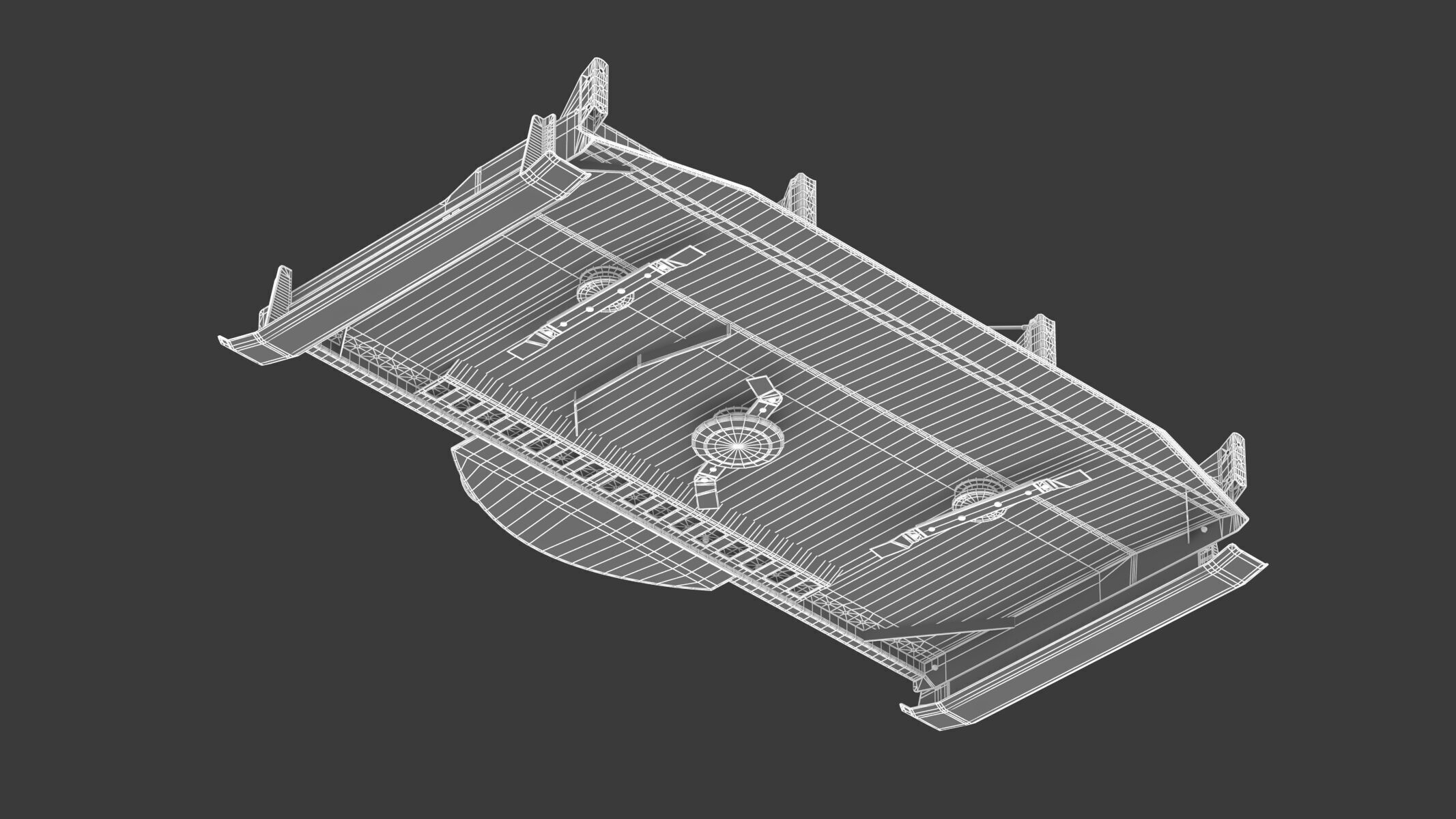 Joskin TR Topper TR270C3 Triple-Rotor Rotary Mower  3D model_19