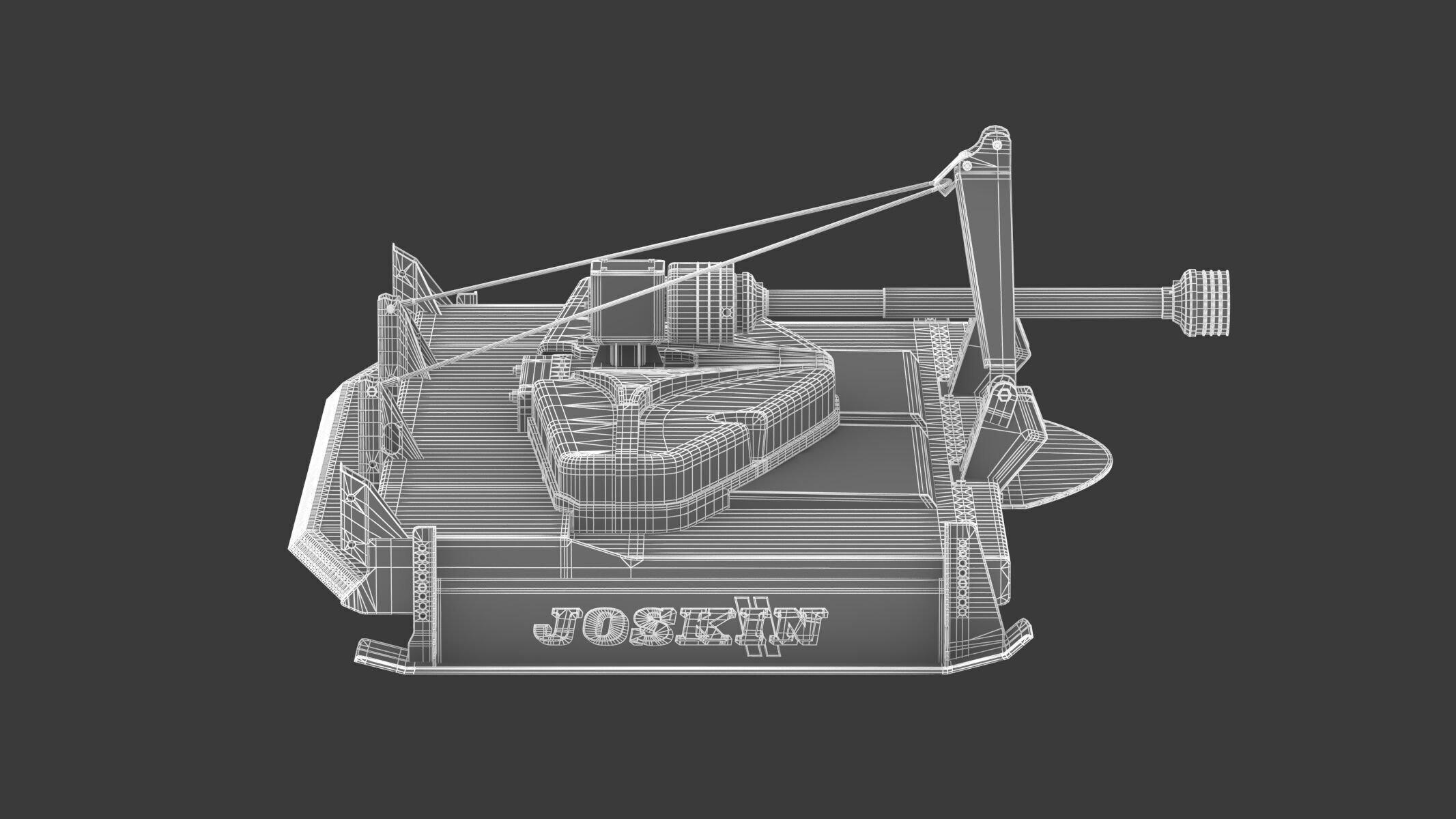Joskin TR Topper TR270C3 Triple-Rotor Rotary Mower  3D model_17