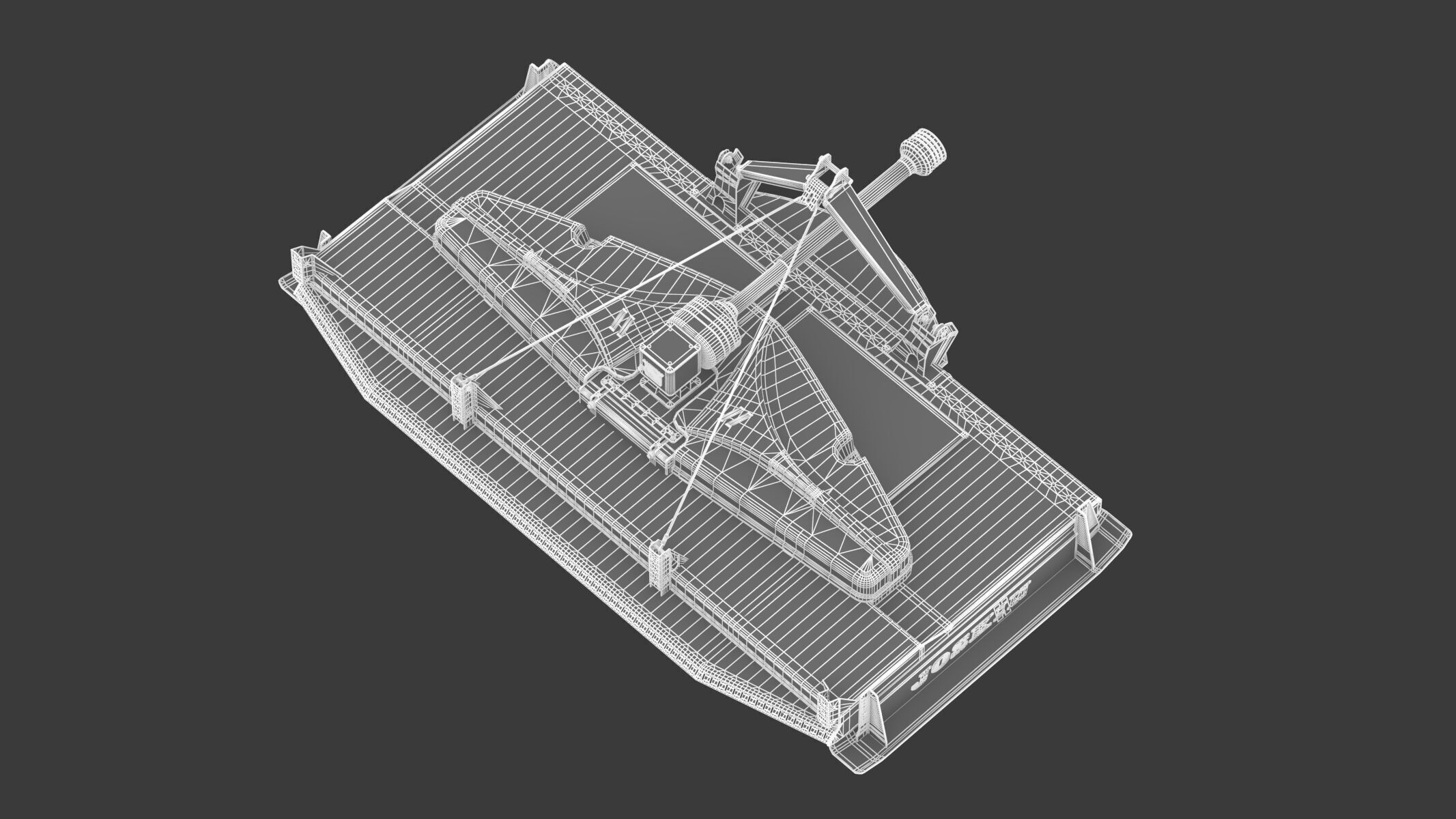 Joskin TR Topper TR270C3 Triple-Rotor Rotary Mower  3D model_18